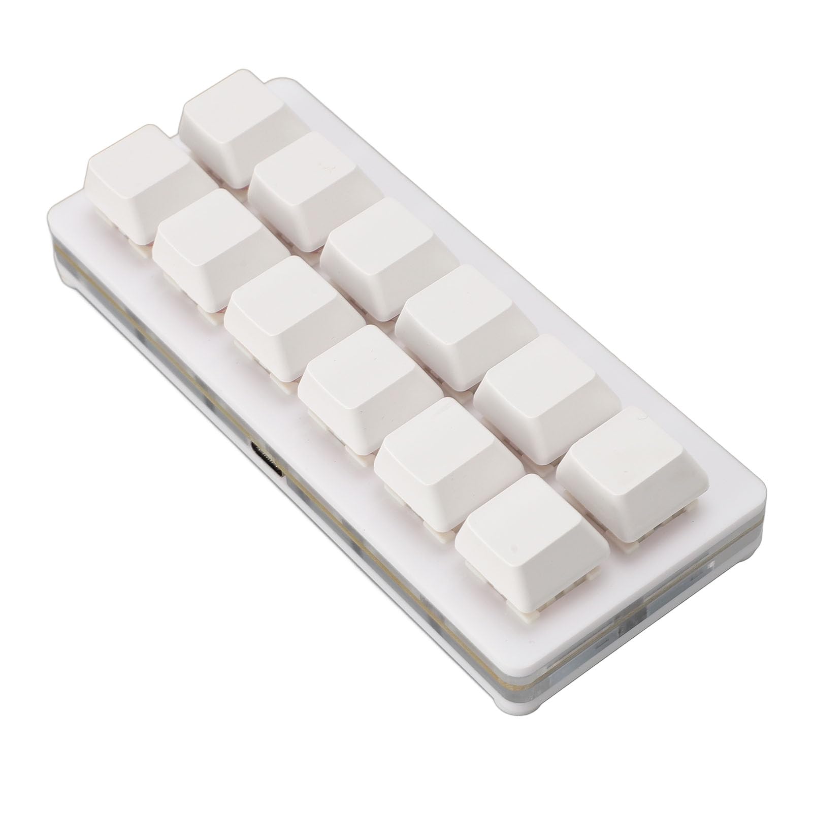 Annadue 12-Tasten-Gaming-Tastatur, Kleine Mechanische -Tastatur mit Kabel