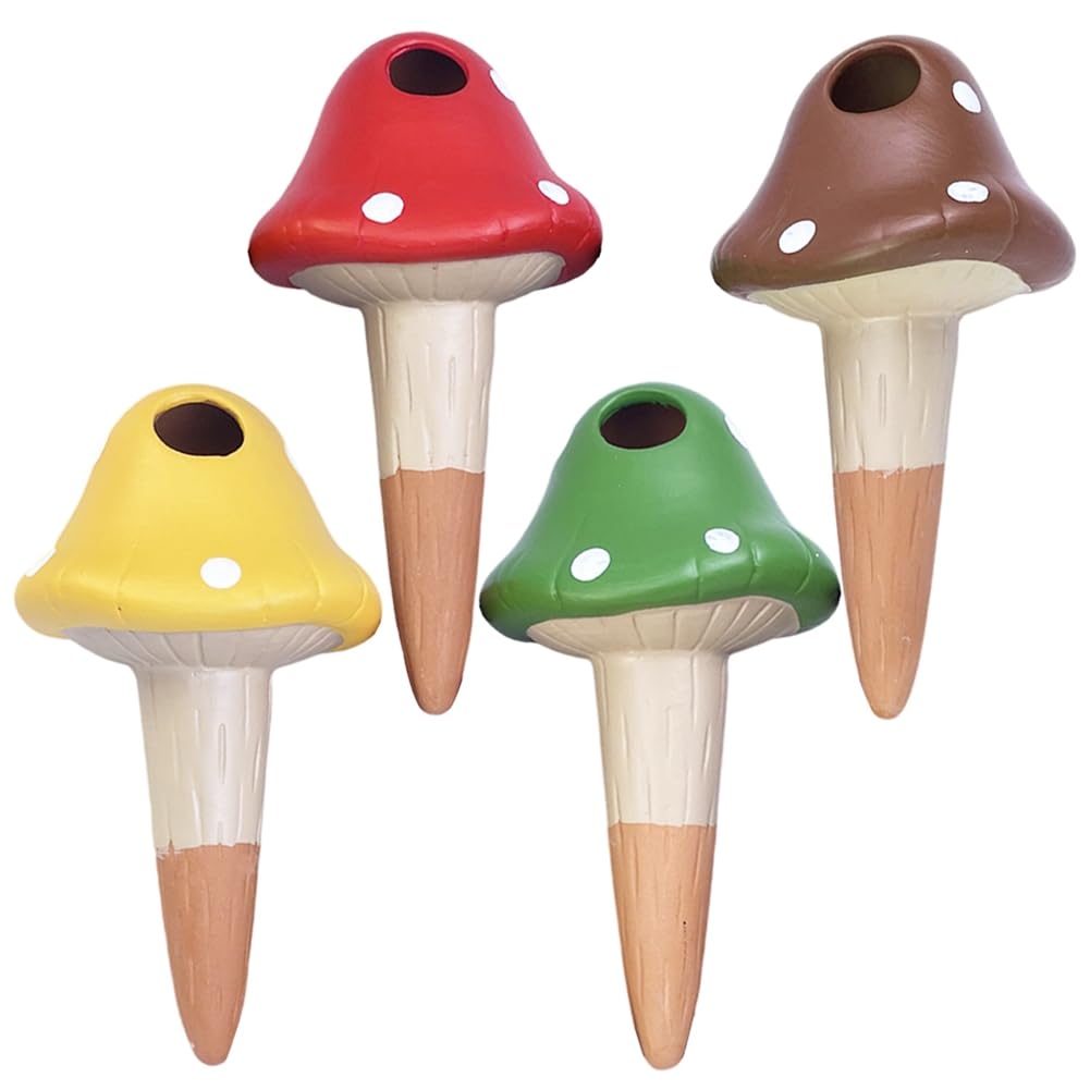 Littimoon Drip Irrigation,Automatic Watering Cute Mushrooms,Automatic Drip Irrigation Device for Greenhouse Garden