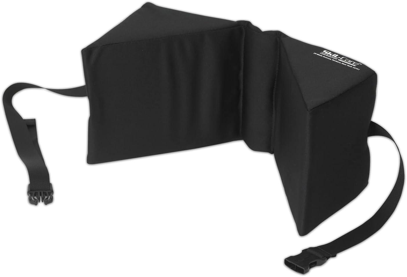Skil-Care Triangular Head Positioner, Universal Fit, Foam Cushion, Launderable Polyester Cover, Prevents Neck Movement, Fits High-Back Wheelchairs, Geri-Chairs, and Recliners, 703121