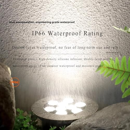 Iluminación de pozo LED IP66 resistente al agua para jardín y patio 6