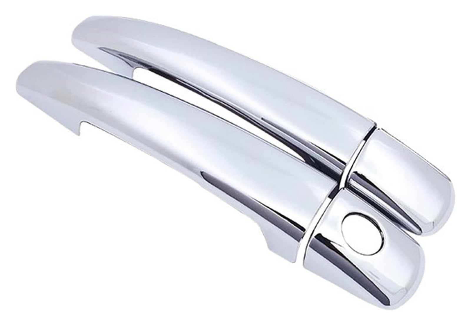 QWQTHGS Car Exterior Door Handle Cap for Berlingo 2008-2018 Carbon Fiber Car Handle ABS Chrome Door Handles Cover Accessories(3)