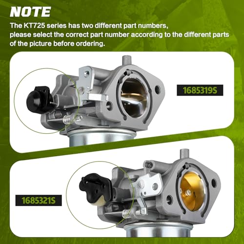 Image of 1685319-S Carburetor for Kohler 7000 Series Engines KT735 KT725 KT740 KT745 KT730 22HP 23HP 24HP 25HP 26HP replaces 3285367S 3285363S with Gaskets