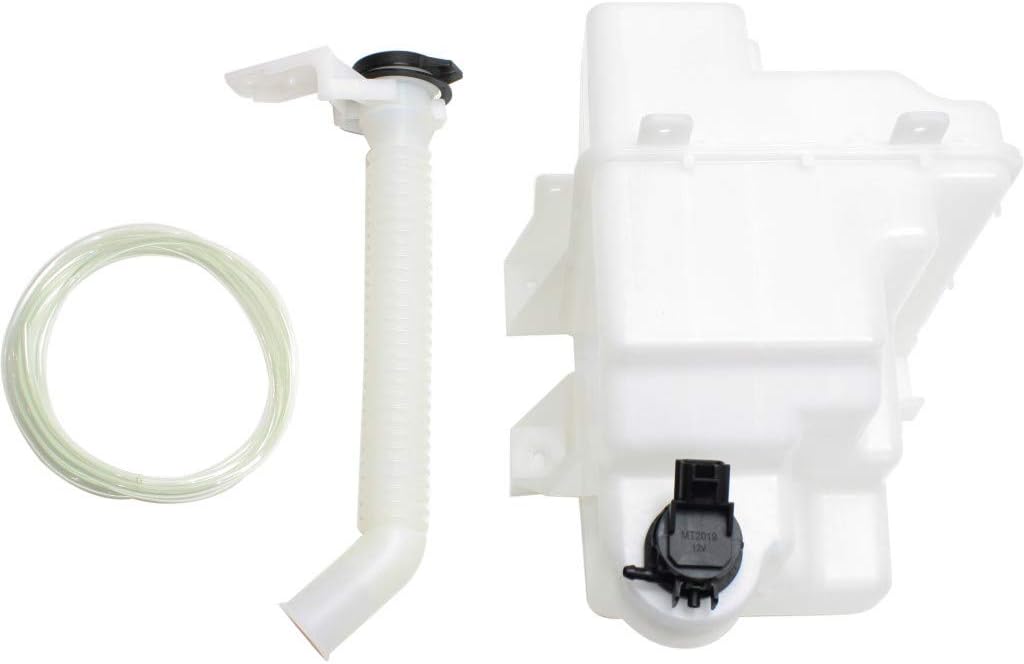 For Ford Fusion 2006-2012 Windshield Washer Reservoir | With Cap/Inlet/Pump | Replacement For FO1288144 | 615343847764, 6E5Z17618A