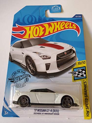 Hot Wheels 2020 Hw Speed Graphics 17 Nissan GT-R R35 miniatura 1