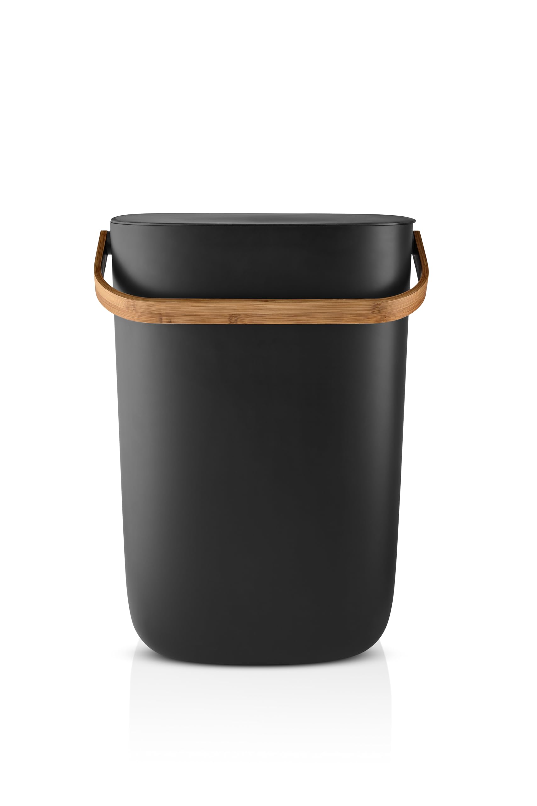 EVA SOLO | Reflect Recycling-Abfallbehälter 33 L | Abfallbehälter im großen Format effizient trennen und recyceln | Intelligente automatische Deckelbalance | Schwarz
