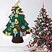 viviyi Árbol de Navidad de Fieltro, DIY Decoración Navideña para Niños, Adornos...