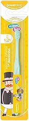 Escova Dental Infantil Primeiro Dentinho Mundo Bita Verde Powerdent - Criança de 6 a 24 meses