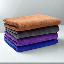 MotorKraft | The Boss Series Microfiber Cleaning Cloths | 40x60cm, 400GSM, Pack of 4 | Double Layered, for Car Washing, Window Cleaning, Polishing, House Cleaning, etc