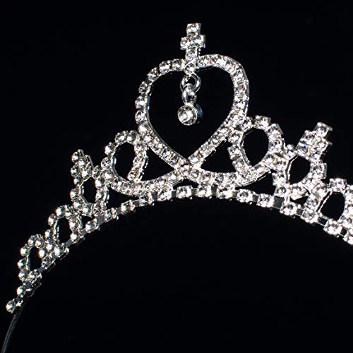 Girls Princess Crystal Tiara Crown For Birthday Party(Style1) #TOP6