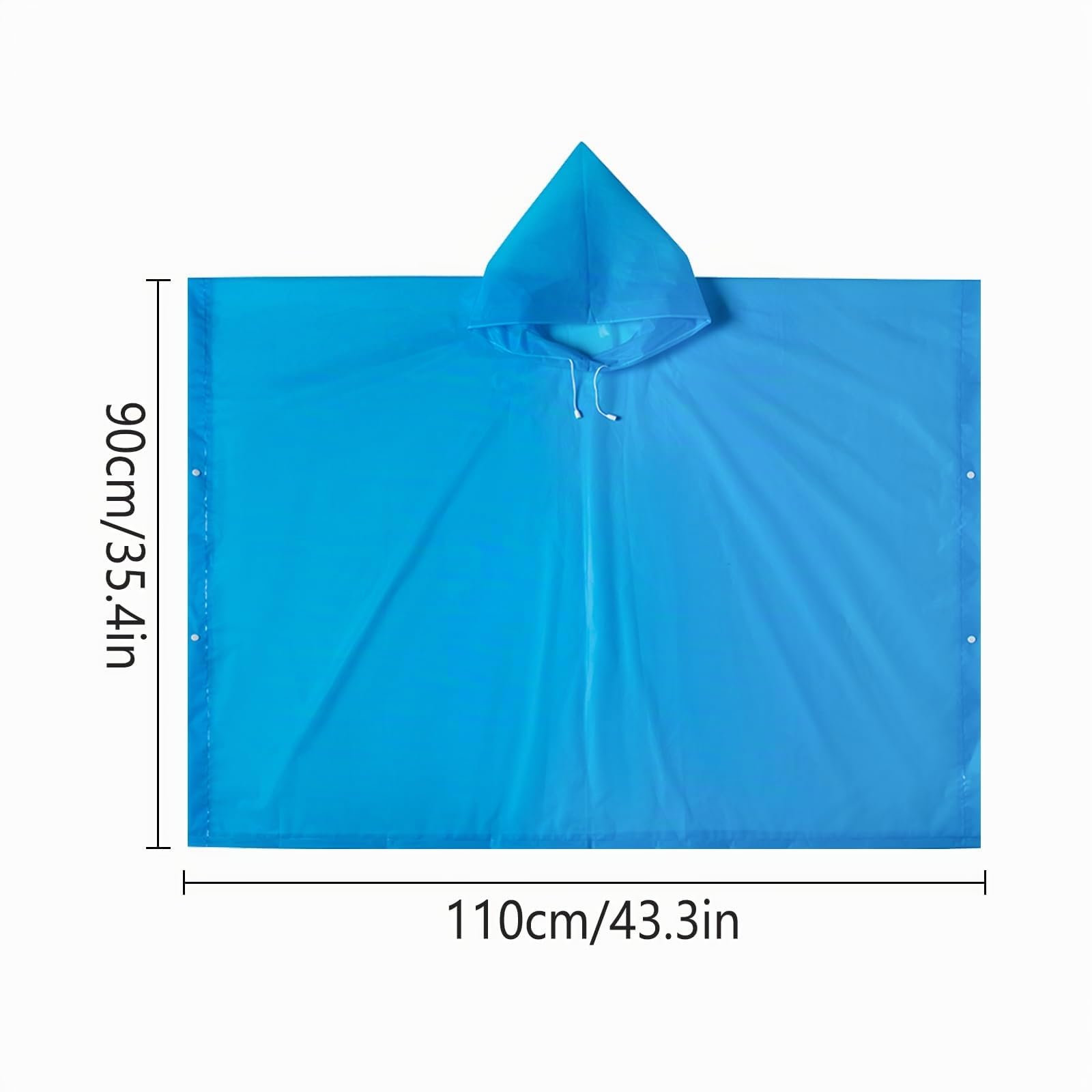 flintronic Poncho De Lluvia Para Niños, Poncho Impermeable Suficiente Espacio Mochilas Niños Niñas, Ligero Reutilizable, Eva Chubasquero Con Capucha Y Botones Para Escuela Senderismo Ciclismo Viajes