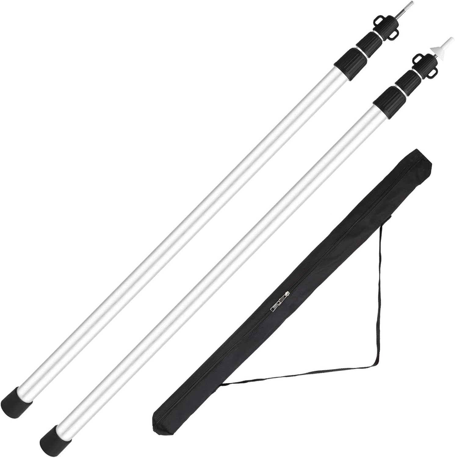 Telescoping Tarp Poles, KOCASO Aluminum Tent Poles Heavy