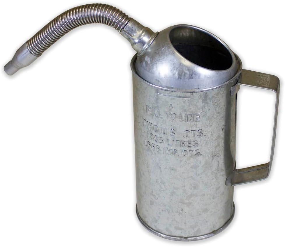 Silver 2 Qt Gal Measure Can