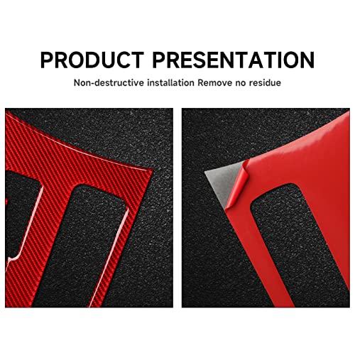 Image of Gear Shift Panel Decals for 2011-2014 Chrysler 300 / 300C / 300S / Limited /Base Accessories Carbon Fiber Interior Stickers