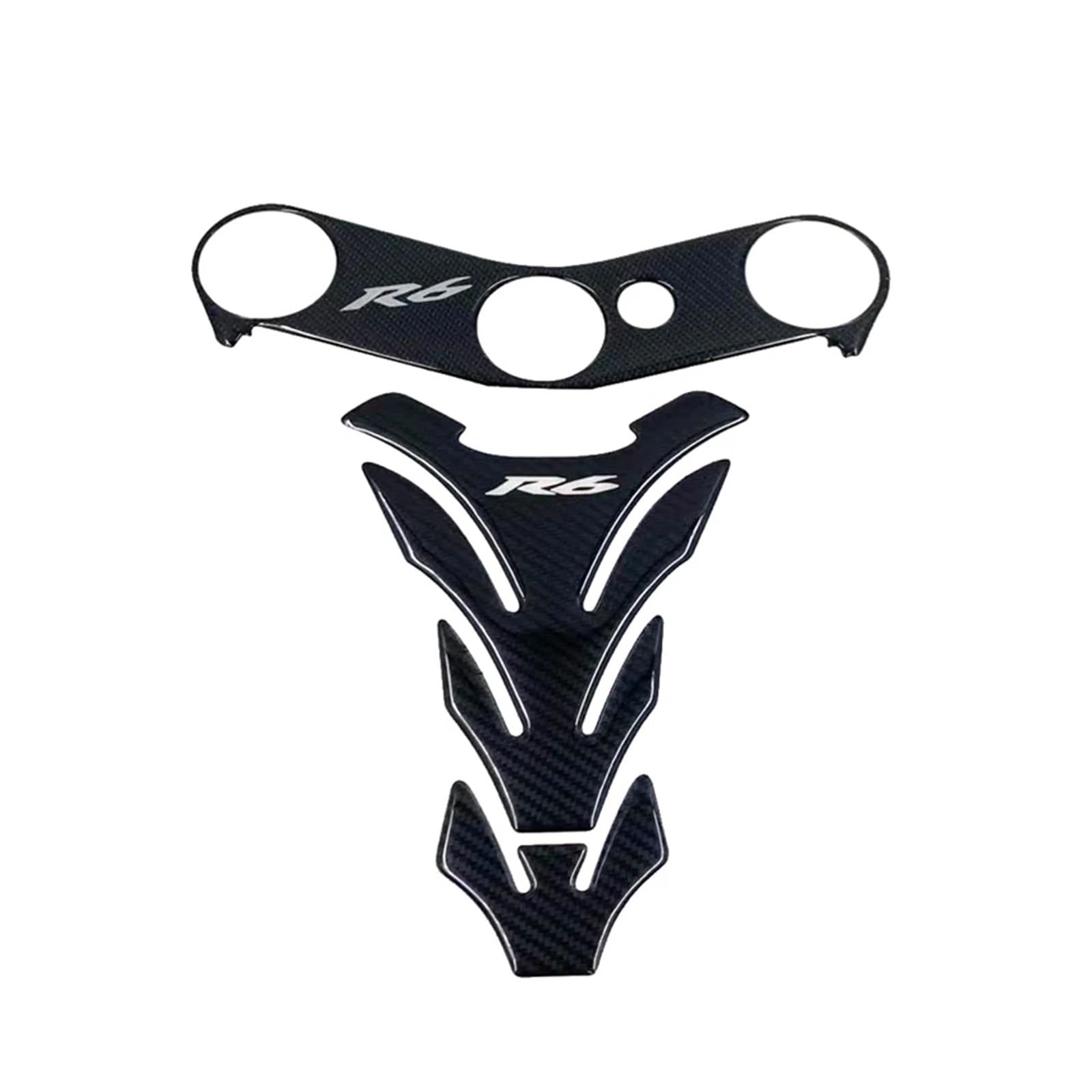Motorcycle Gas Tank Sticker Motorcycle Tank Pad Protector Stickers Case Generic Universal Accessories General Purpose Replacement Kit for YZF600 YZF-R6 R6S