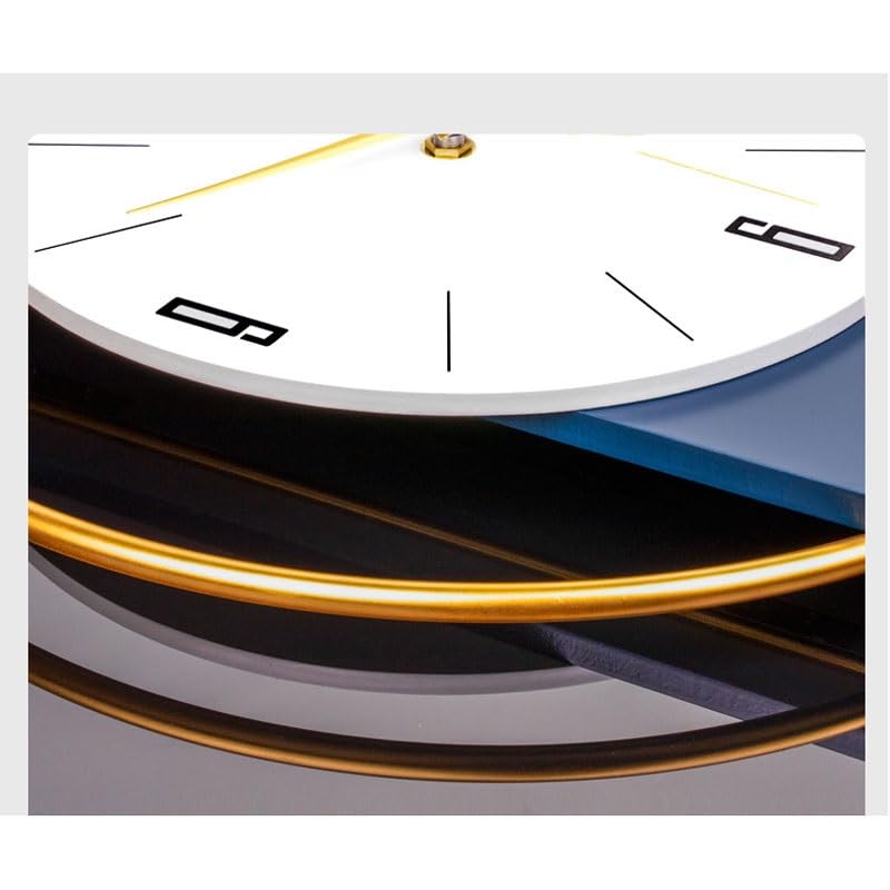 Horloge murale légère de salon pour décoration intérieure épurée