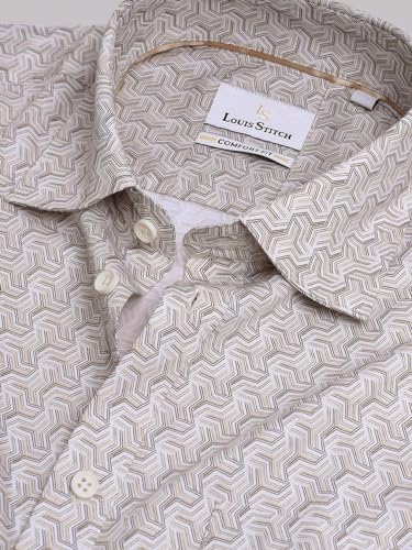 Image of LOUIS STITCH Men's Cotton Regular Fit Shirt (ST-GRP1)