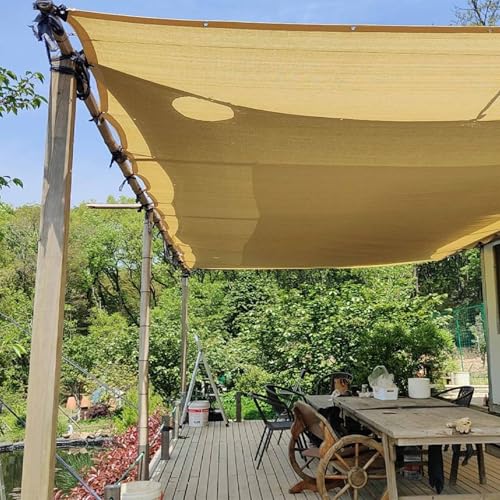 Sonnenschutznetz, 80% Sonnensegel, UV-Schutz, Sonnenschutz, Baldachin, Balkon, Sichtschutz, Sonnenschutznetz für Garten, Pergola, Terrasse, Pflanzen, Hühner im Freien (0 m x 9,0 m) Garten