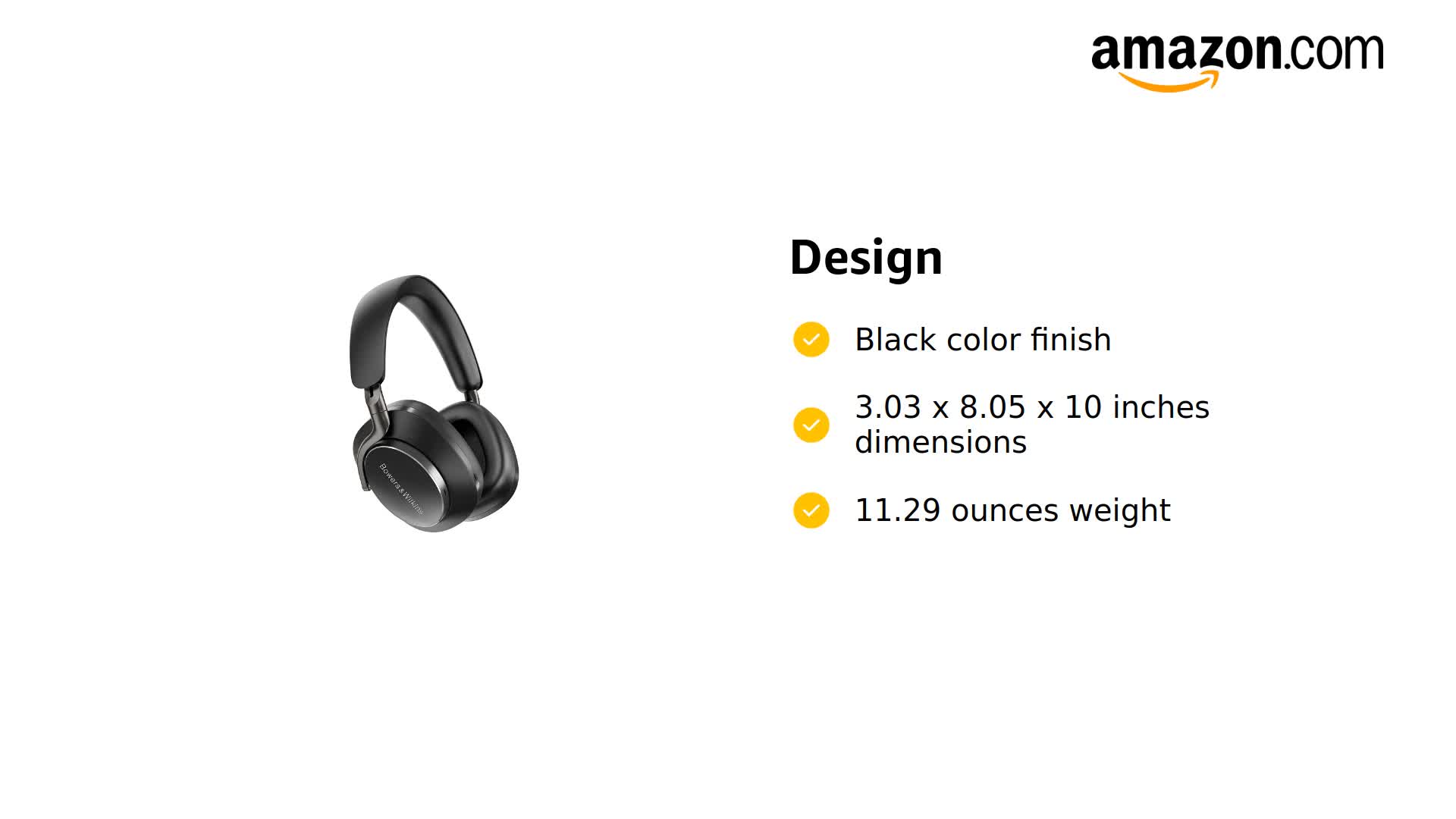 Amazon.com: Bowers & Wilkins Px8 Over-Ear Wireless Headphones