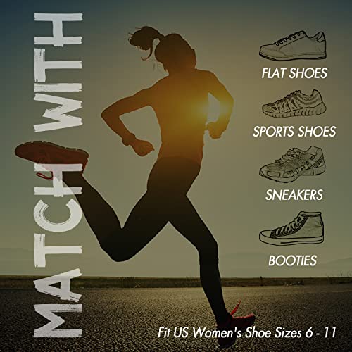 Athletic Ankle Womens Socks Running Compression Socks for Women Cozy 5 Pack Low Cut Performance Soft Tab Socks 5