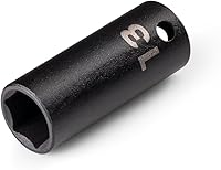 Vista 74 de TEKTON Dado de impacto de 6 puntos de 3/8 pulgadas x 8 mm de profundidad SID13108