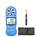 Nktech, anemometro digitale NK-W0 3-IN-1 mini LCD portatile, tester velocità del vento, temperatura, umidità, con igrometro e termometro multiuso per windsurf, kite surf