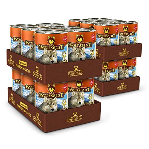 Wolfsblut - Alaska Salmon - 24 x 395 g - Lachs - Nassfutter - Hundefutter - Getreidefrei