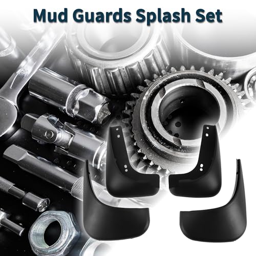 Image of Mud Flaps Splash Guards for Volkswagen Caddy 2005-2010 W /Mount Accessories Mud Guards Front and Rear 1 Set