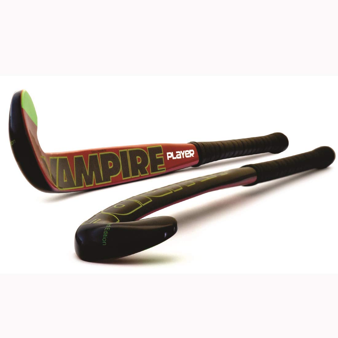 CE BAS Vampire Player Edition Wooden Composite Painted Hockey Stick having Carbon Black Touch - Full Size