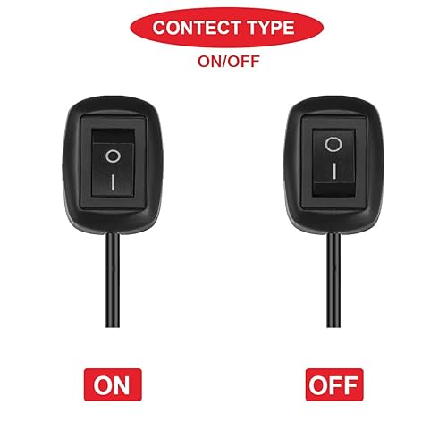 Miniatura 51 de Interruptor basculante para coche, interruptor de encendido y apagado, interruptor de botón de 12 V, interruptor de tira de luz LED, interruptor