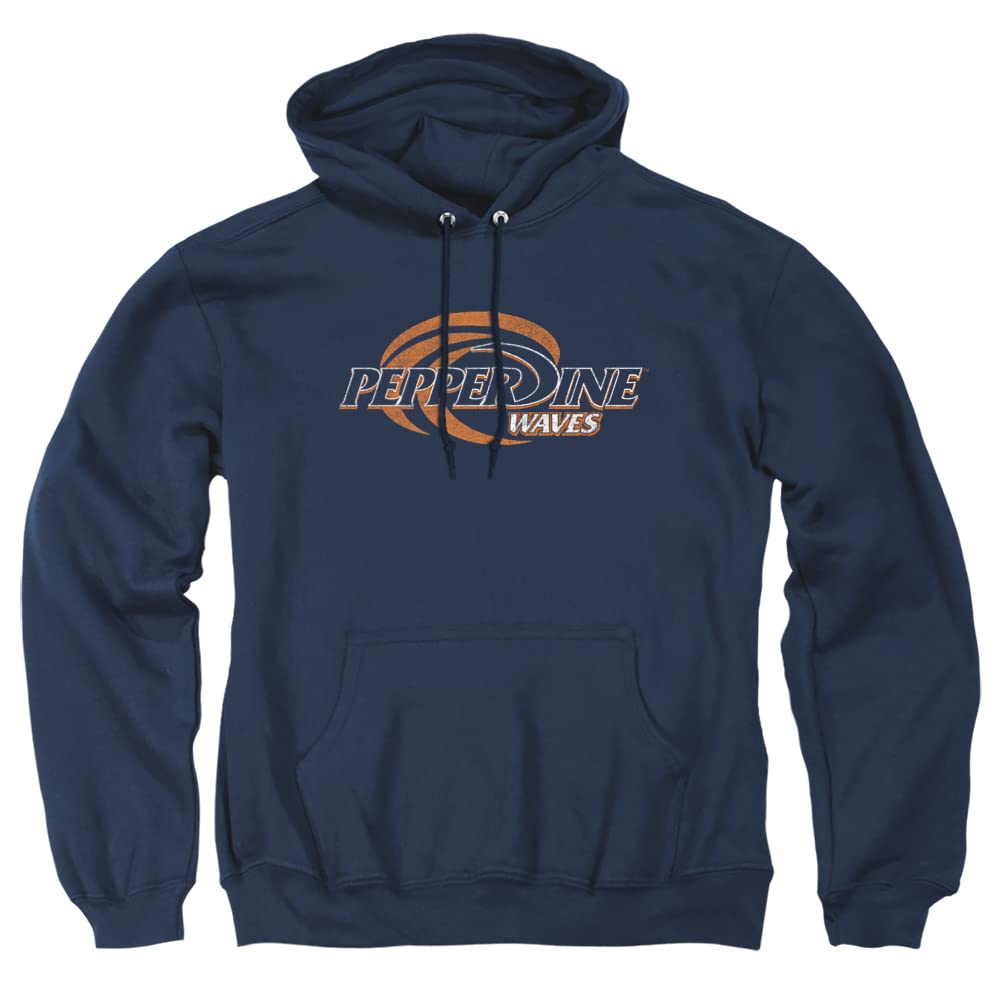 LOGOVISION Official Collegiate Distressed Primary Logo Adult Pullover Hoodie Collection — view 196