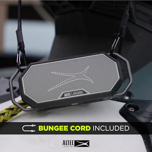 Altec Lansing HydraWAVE Portable Bluetooth Speaker, 12h Playtime, USB-C Quick Charge, True Wireless Pairing, IP67 Waterproof Bluetooth Speaker, Voice Assistant Compatible by Altec Lansing - Used condition - Image 9