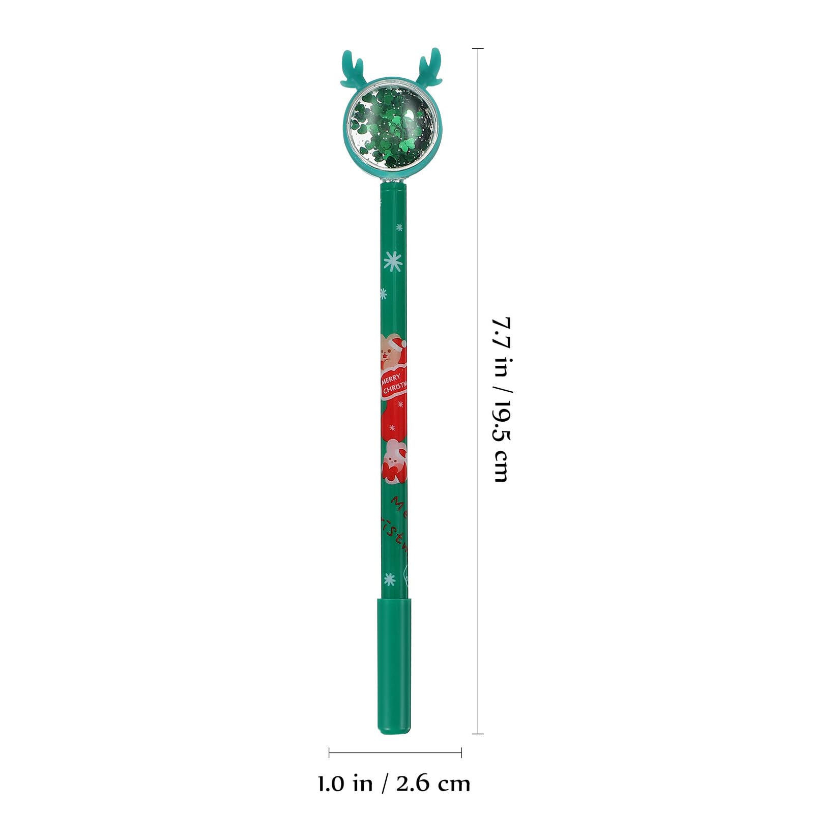 NUOBESTY Bolígrafos de Gel Temática Navideña Pack de 36 Bolígrafos de Tinta 4 Colores Azul Rojo Verde Marrón Punta Fina y Firmas Ideales para Oficina y Fiestas