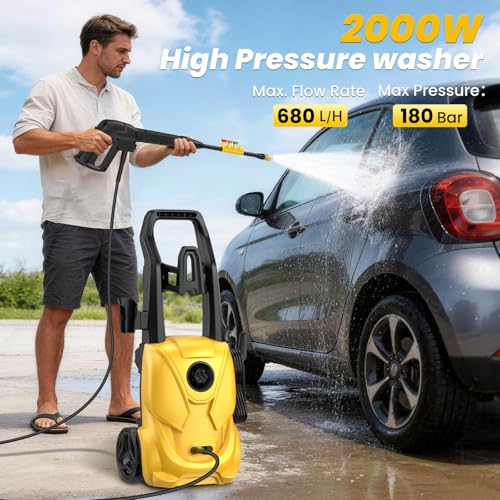 180Bar High-Power Jet Washer for Quick Cleaning