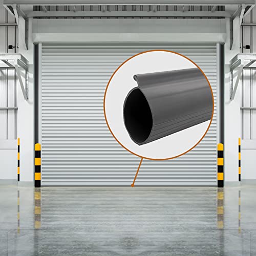 Garage Door Seals P-Bulb Bottom Rubber Weather Stripping Fits Overhead Doors Weatherproof,Gray (16Ft) #TOP3