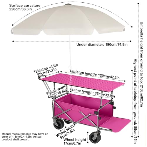 Carretilla plegable para mano, extra grande, uso rudo miniatura 2
