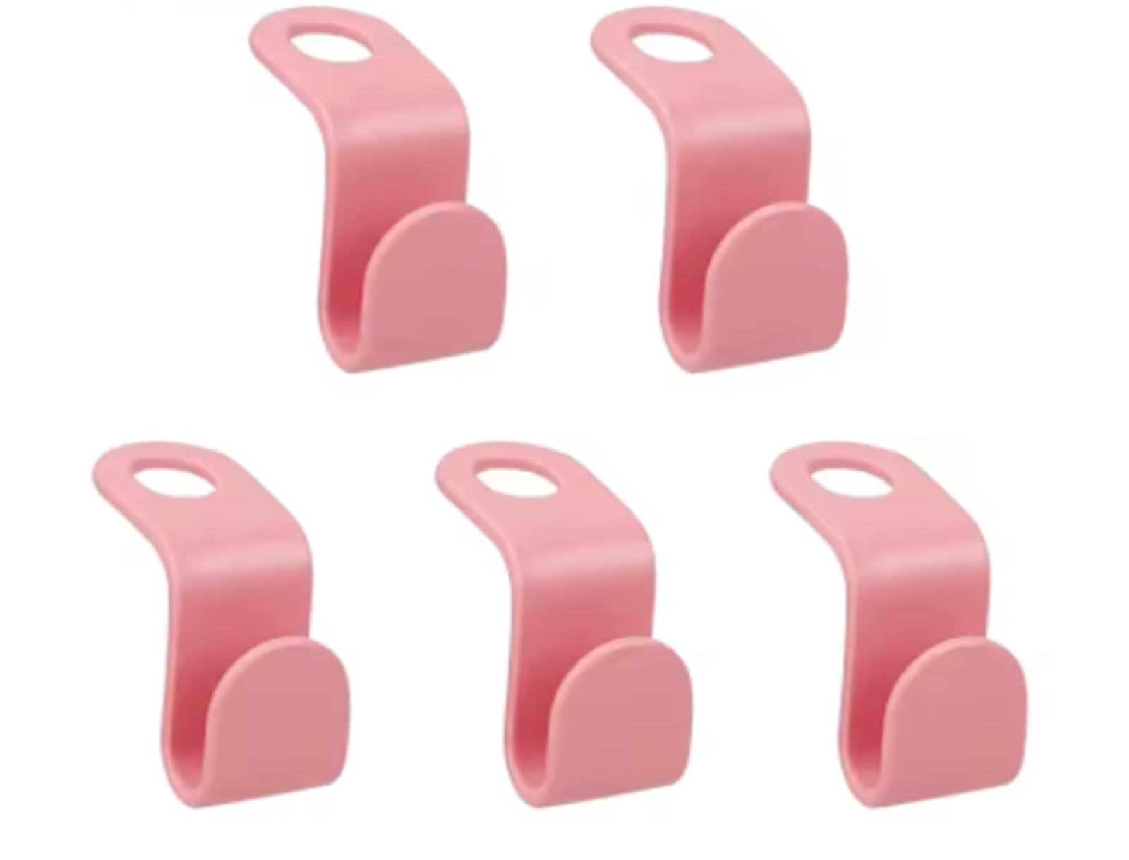 Hangers for Clothes Space Savers 200pcs Clothes Rack Wardrobe Hanging Hanger Connection Hook Space Saving(Pink)