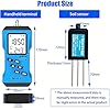7 in 1 Soil Tester Kit,Digital Soil Moisture Meter NPK pH Temperature EC Conductivity Fertility Analyzer for Garden Farm Lawn Plants,Soil Fertility Test