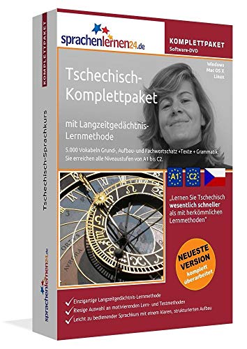 Tschechisch-Komplettpaket: Lernstufen A1 bis C2