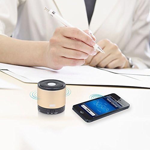 August MS425 Portable Bluetooth Wireless Speaker with Microphone
