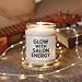 Glow with Salon Energy Scented Soy Candle, 9oz Natural Wax, Aromatic Gift for Beauty Lovers, Home Decor