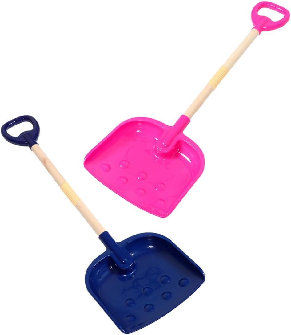 POPETPOP 2pcs Plastic Sand Shovels for Boys and Girls Outdoor Garden Tools for Beach and Snow Play Thickened Design for Toddlers for Digging Activities and Summer Fun