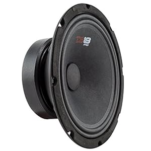 DS18 PRO-GM8SE Loudspeaker – 8″, Midrange, Sealed Back, 480W Max, 140W RMS, 8 Ohms – Premium Quality Audio Door Speakers for Car or Truck Stereo Sound System (1 Speaker)