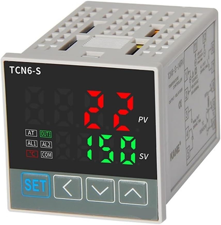 1Pcs TCN6 Series Digital PID Temperature Controller Thermostat with Modbus RS485 Communication Output Relay SSR 0-10V 4-20mA(72x72 Relay and SSR)