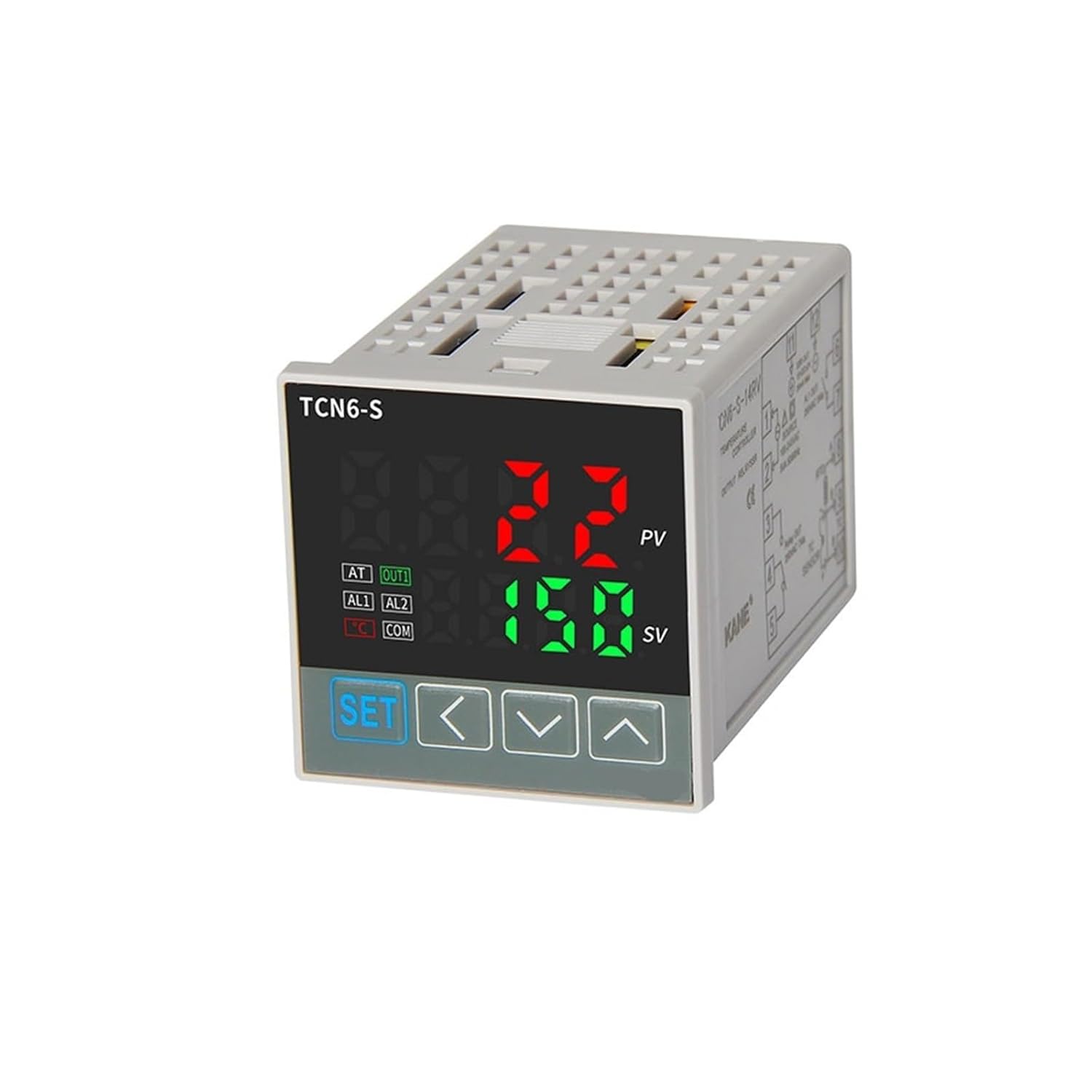 1Pcs TCN6 Series Digital PID Temperature Controller Thermostat with Modbus RS485 Communication Output Relay SSR 0-10V 4-20mA(48x48 Output 4-20mA)