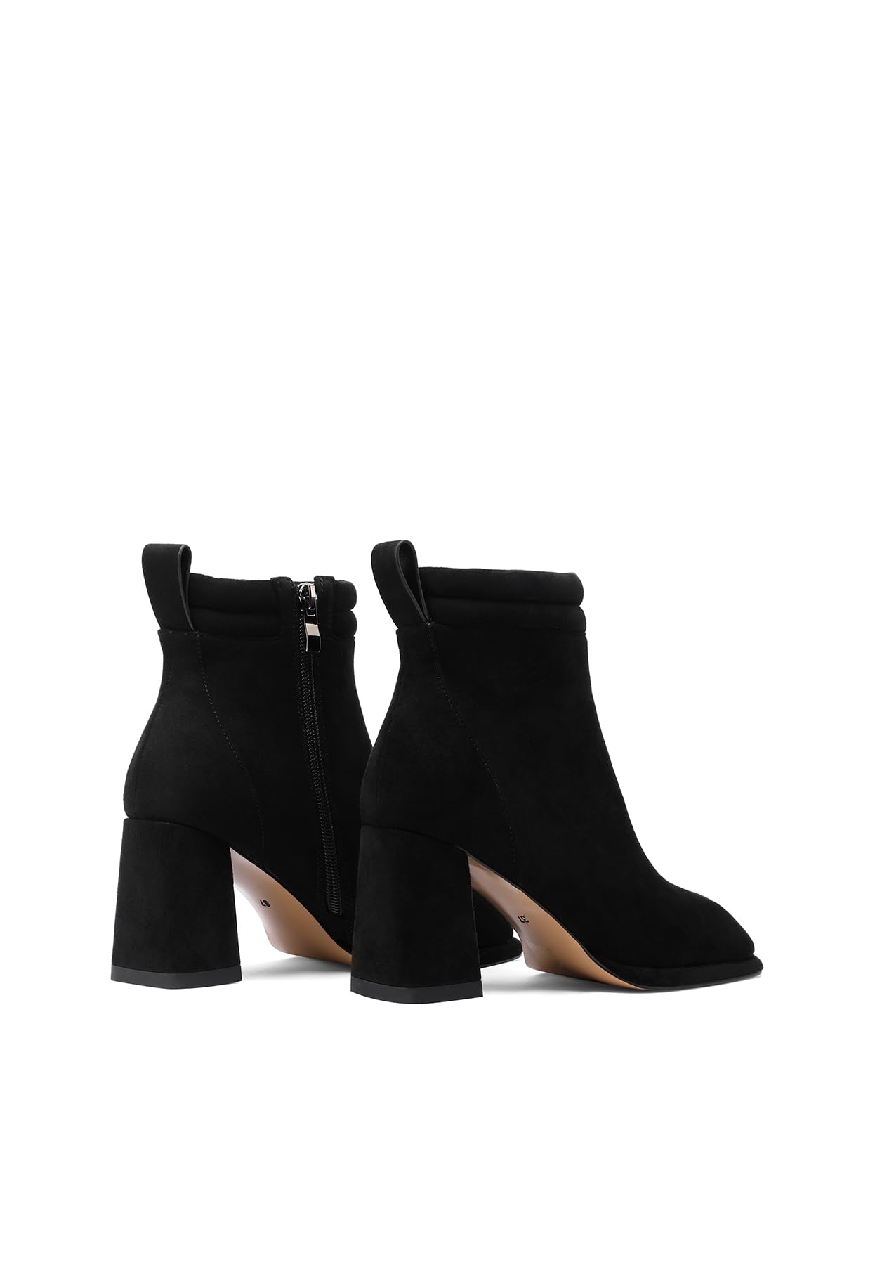QUEEN HELENA Tronchetti con Tacco Stivaletti con Zip Laterale Donna K3253