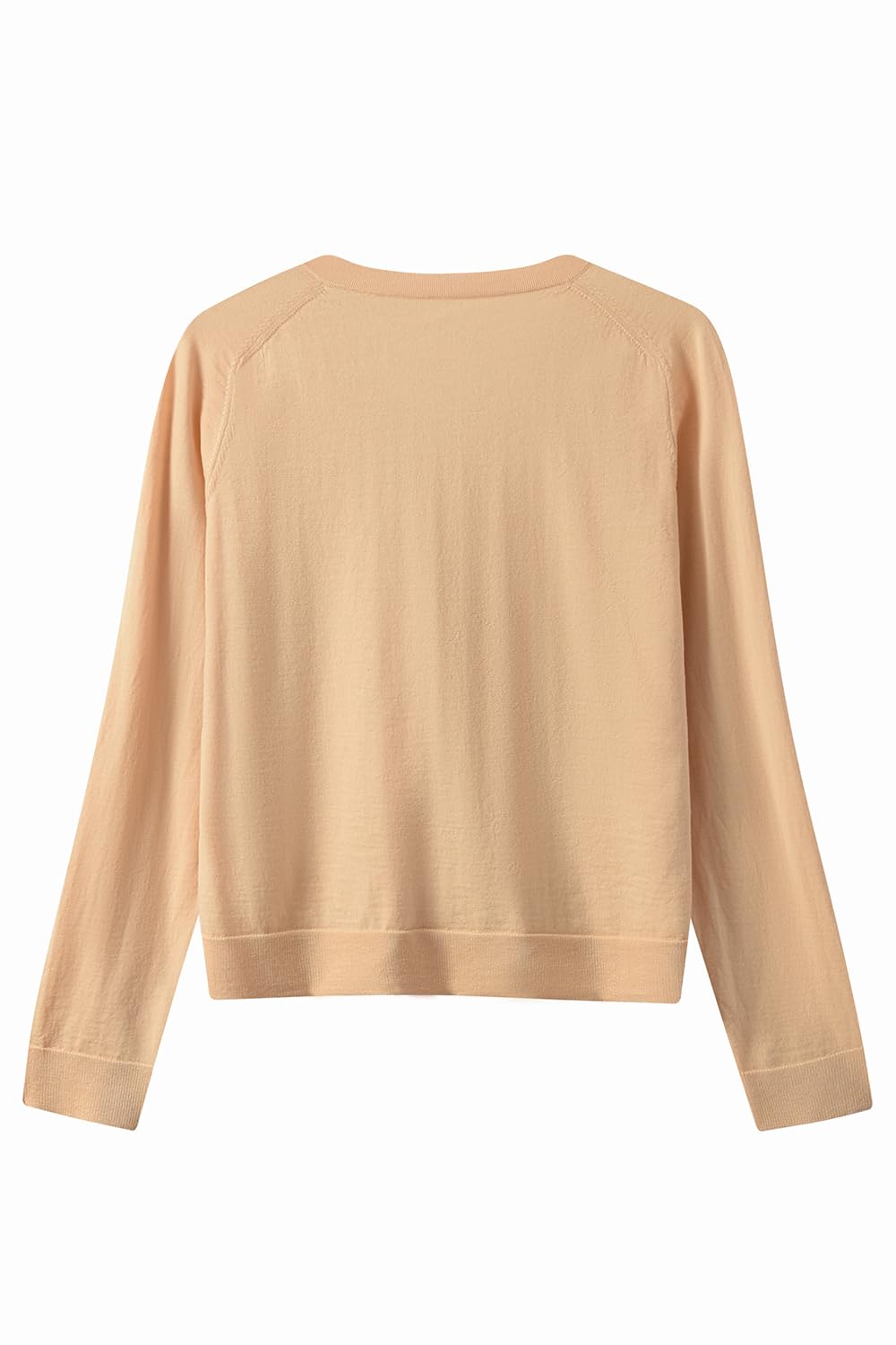 Damen-Pullover aus Merinowolle, lässig, leicht, V-Ausschnitt, Raglanärmel, Strick-Top, lockerer Pullover