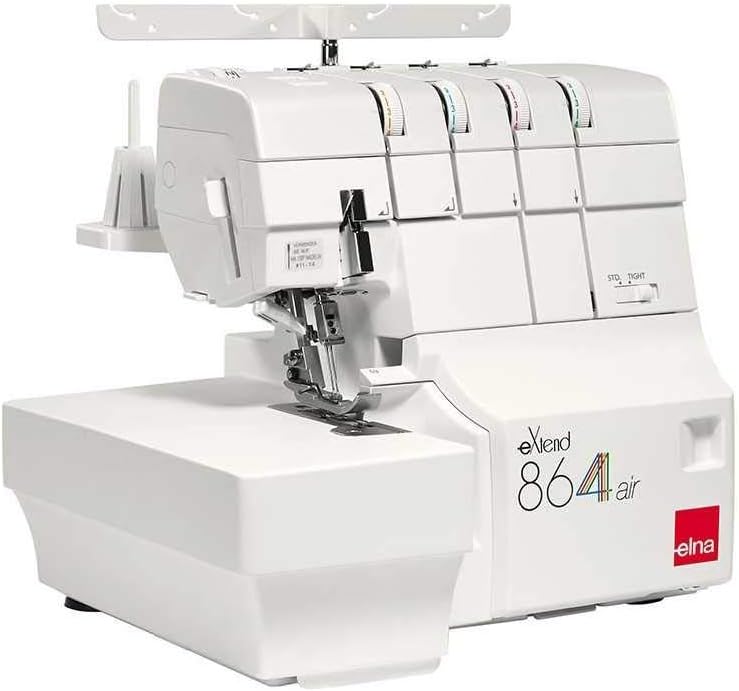 Elna Overlock 864air - Con sistema de enhebrado de aire fácil ...