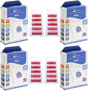 VACSPARE Dust Bags Compatible with Miele 3D GN HyClean AirClean Classic C1 Complete C2 & C3 Vacuum Cleaners (10 Pack)