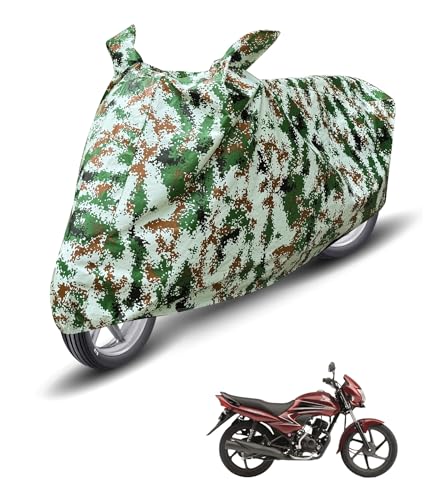 Image of Auto Hub Waterproof Bike Cover Compatible with Dream Yuga Dustproof, UV Protection Two Wheeler Bike Dream Yuga Cover - Forest