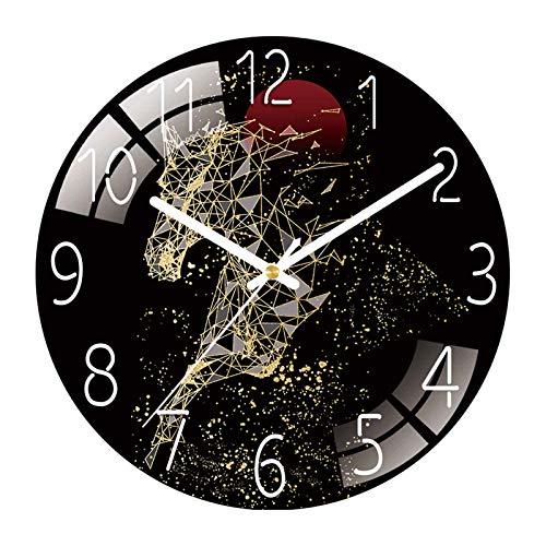 Horloge murale moderne sans cadre pour salon et décoration murale design